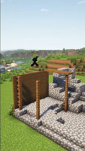 Minecraft Japanese Onsen Build! Zen Garden & Hot Spring Idea ⛩️ #Minecraft #Shorts #Onsen