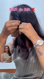 659K views · 7.1K reactions | Simple Hair Style tutorial 朗 ✅ Saree...