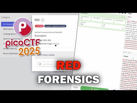 picoCTF 2025 - Forensics - Red