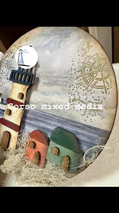 12 reactions | Corso mixed media #stamperia#silentsea Stamperia@fanpiùattivi | il faro nel bosco | Facebook