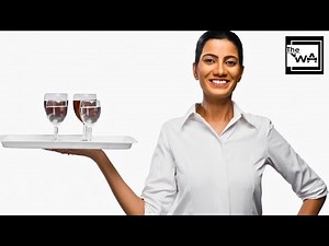 Carrying a tray: How to carry a cocktail tray! Fine dining sevice training