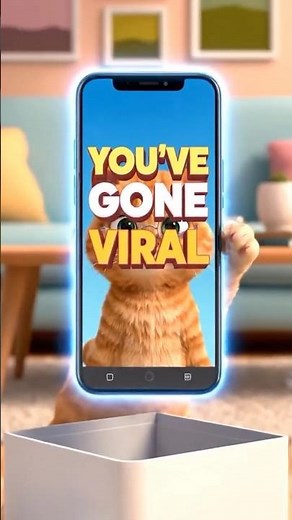 Cat Goes Viral! 😂 | Smartphone Surprise Box Animation #funny #viral #shorts