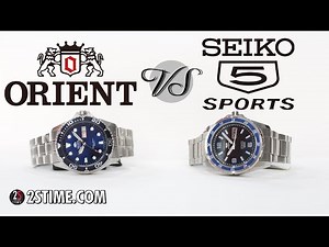 ORIENT RAY II FAA02005D9 vs SEIKO 5 Sports SNZG71K1