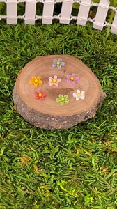 Micro Mini Flowers Flat Back Cabochon, 8mm Tiny Daisy Blooms Flower, Miniature Fairy for Fairy Garden Craft Supplies, Miniature Flower Craft - Etsy