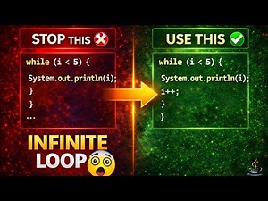 Infinite Loop? Learn While Loop PROPERLY!(Java #26)