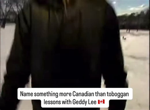 Cancon Eh on Instagram: "Sleddy Lee gives us Canuck’s a quick rundown on toboggan safety and winter fun 🇨🇦 🍁 Geddy Lee touches on his Canadian roots with some winter advice while Tobogganing on The Rick Mercer report! In 2004 Geddy Lee would appear on CBCs Rick Mercer report, the beloved satirical comedy featuring host reporter Rick Mercer. During which Lee provided his Celebrity advice on the Canadian winter activity with Celebrity Advice being a re occurring segment throughout the series. •