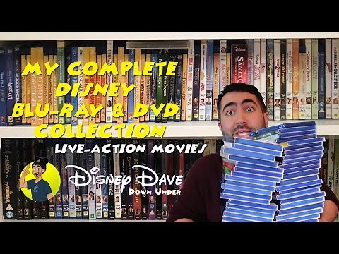 My Complete DISNEY Blu-Ray & DVD Collection: Live-Action Movies