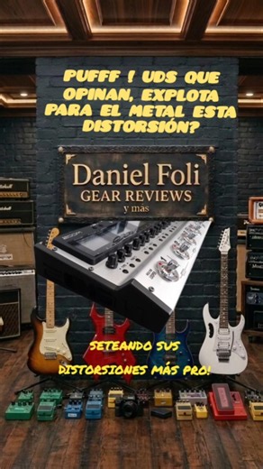 Seteando buenas distorsiones para Metal Zoom G5🤘😎🎸🔥