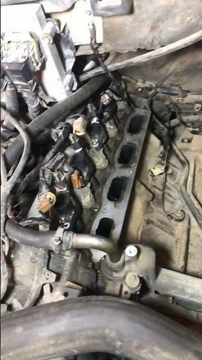 Intake manifold runner control issue #viral #mechancial #automobile #gmc #fordf150