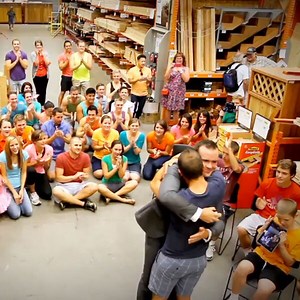 Here's Your New Favorite Flash Mob Proposal: Utah Man Asks His Boyfriend to Marry Him in a Home Depot!