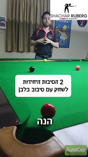 Shachar Ruberg Snooker Academy on Instagram‎: "#סנוקר #סנוקר_ישראל #ביליארד #שחקני_סנוקר #אימון_סנוקר #snooker #billiards #snookerskills #snookertips #viralvideo #learnsnooker #snookerlife"‎