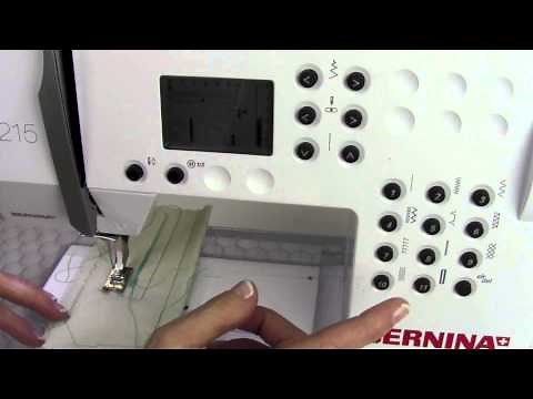 Bernina 215 07 Selecting stitches and settings