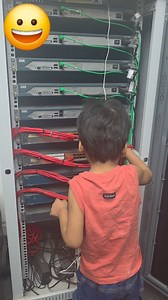 3 Year Old Network Engineer 😀 | My son is copying my work Some kids play with building blocks… mine builds networks. Today I caught him meditating with a fiber cable around his neck and an ASA firewall in his lap — probably thinking about Layer 3 routes and ACLs. If anyone needs a junior network engineer in 2045, I’m already accepting job offers on his behalf 😂 #juniornetworkengineer #builnetworks #networkengineer #kids | PM Networking