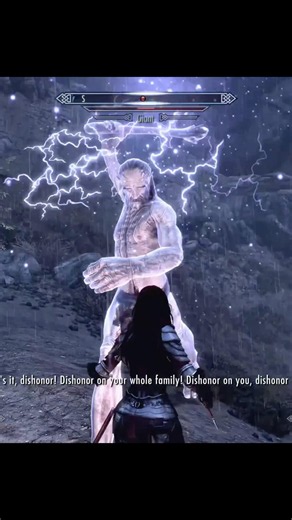 Kaidan seems upset #skyrim #skyrimanniversaryedition #gamingshorts