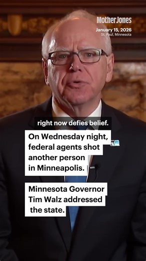 The Trump administration’s offensive against immigrants in Minneapolis—and those who seek to help them—continued to intensify Wednesday night and into Thursday after a federal agent shot another person during an immigration operation. In a Wednesday night address, Gov. Walz spoke directly to Minnesotans, urging them to continue to record ICE’s actions. “If you see these ICE agents in your neighborhood, take out that phone and record. Help us create a database of the atrocities against Minnesotan
