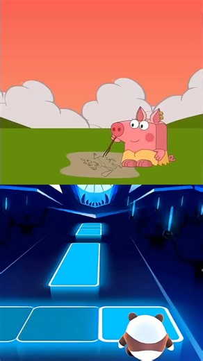 Pigs Animation | Funny Moment I Tiles HopStyle