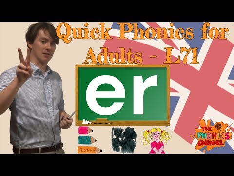ER Digraph Sound - Quick Phonics for Adult Beginners - Lesson 71
