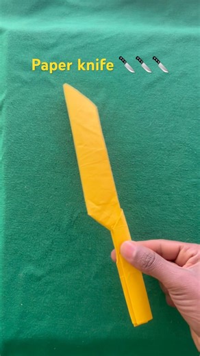 Don’t Underestimate a Paper Knife 😳🔥