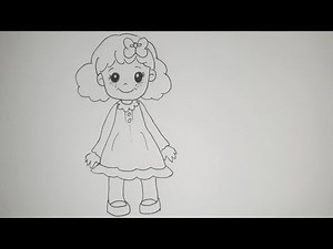 Kako nacrtati Devojčicu najlakše/How to draw a Cute Girl so easy