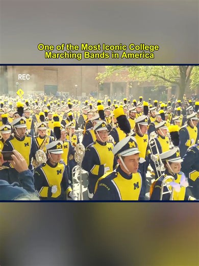 One of the Most Iconic College Marching Bands in America #marchingband #bands #drummer #drumcorps #trumpet #drumlife #michigan #american #usa #usa🇺🇸 #fyp #fypシ #viral #viralvideo #foryoupage
