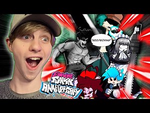 FASTEST paced songs EVER!! | fnf Anniversary Mod | fnf reaction