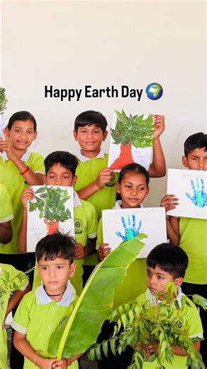 Happy Earth Day Celebration at School 🌍 Kids Activity | Save Trees Save Earth 💚