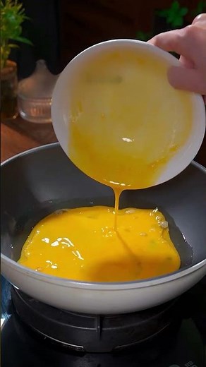 The correct way to stir-fry loofah with eggs #cooking #food