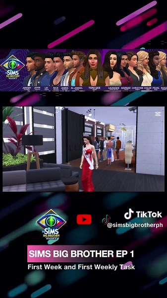 First week and first weekly task of the Sims Big Brother! #pbb #pinoybigbrother #pbbcollab #bigbrother #pbb #pbbupdates