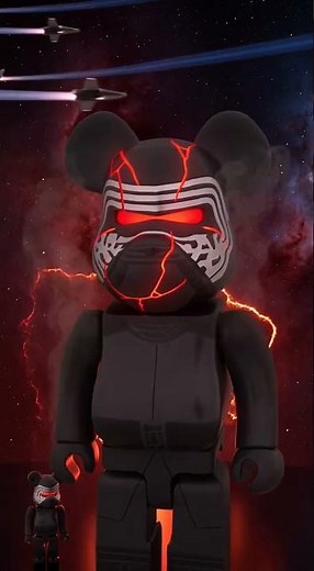 Фигура Bearbrick Kylo Ren 400 % 100% #bearbrick #medicomtoy #starwars #ai #kyloren #figure #toy