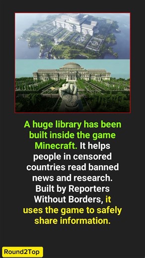 A Secret Library Inside Minecraft That Shares Banned News