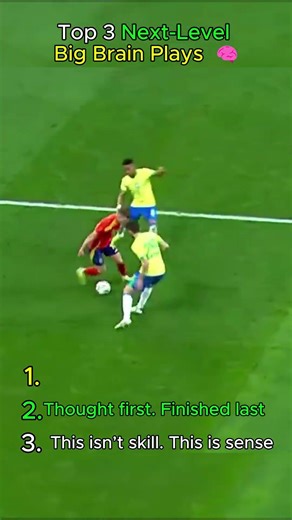 Top 3 Next Level Big Brain Plays in Football 🧠