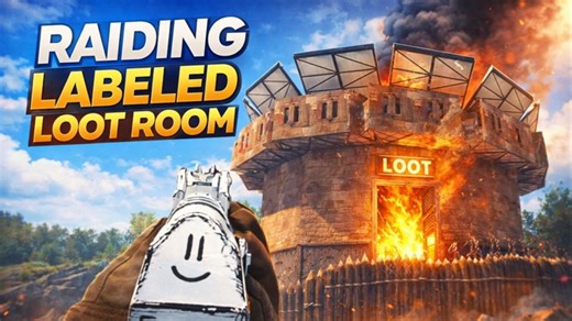 Epic solo Rust raid on GSD’s clean and organized loot room