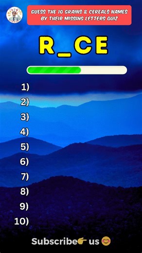 13K views · 319 reactions | Guess the 10 grains & cereals names quiz  #grains #cereals #grain #cereal #quiz #agriculture #trivia #triviamingle | Trivia Mingle | Facebook