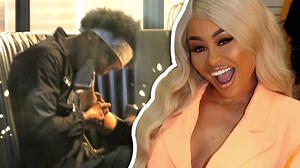 Blac Chyna's New Mystery Man Sucks Her Toes at Dinner