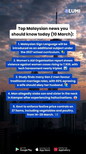 Top Malaysian news you should know today (10 March) | Lumi News