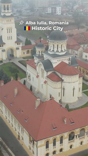🇷🇴 Alba Iulia, Romania – Star Fortress Aerial View