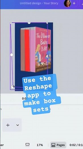 Finally! Use the Reshape app to make book box sets in Canva #canvatutorial