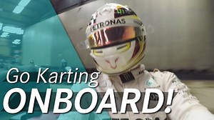 Go Karting with Lewis Hamilton - onboard!