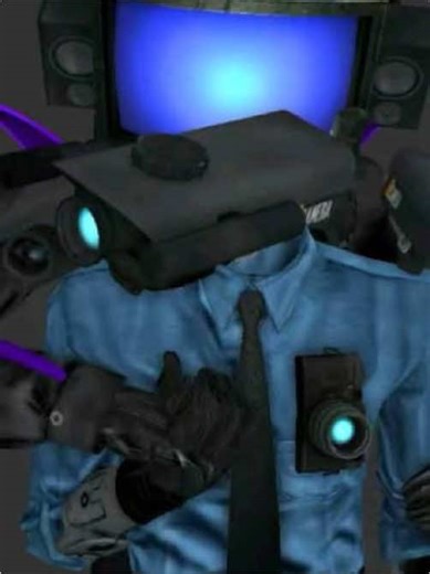 初めての影のテレビマンのイラスト