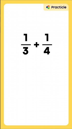 Adding fractions with different denominators | When you see unlike denominators