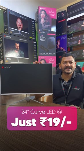 Coconut — Electronics, IT & Lifestyle on Instagram: "5 years of Coconut ❤️ ₹19,000 worth monitor for just ₹19 😍 - follow us - ⁠save this video - ⁠tag 5 friends in your comments - ⁠the comments with highest replies is the winner 🚀🚀🚀🚀🚀 Offer valid for 2 weeks from posting 🔥 Begins now #5YearsOfCoconut #Coconut #Giveaway #Offer #electronics #coconut #Anniversary #5yearanniversay #monitor #2025 #ipl #ipl2025 #viratkohli #dhoni #ms #msdhoni [coconut, electronics, giveaway, offer, 5 years, anni