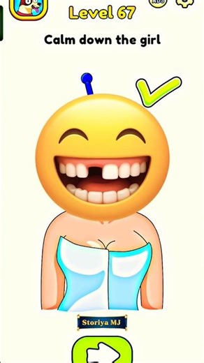 Level 67: Calm down the girl! 🤫 | DOP 2: Delete One Part #Gaming