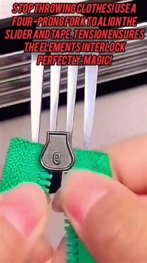 The Secret Way To Fix Broken Zippers#ZipperRepair #LifeHacks #DIY #SewingTips #HandyHacks#diyrepair