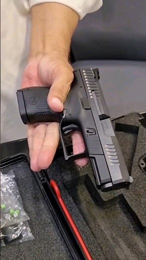 9mm CZ P-10 s Compact pistol. #shorts #9mmgun