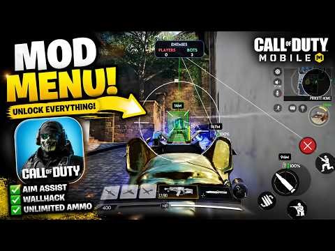 COD Mobile MOD MENU (iOS & Android) 🔥 Unlock Everything + Aimbot + ESP + WALLS