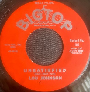 Lou Johnson - Unsatisfied