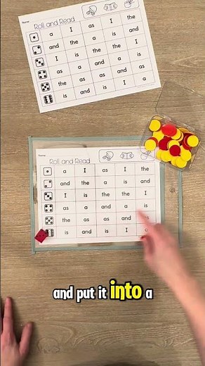 Heart Word Print & Go Stations – Easy Kindergarten Literacy Centers