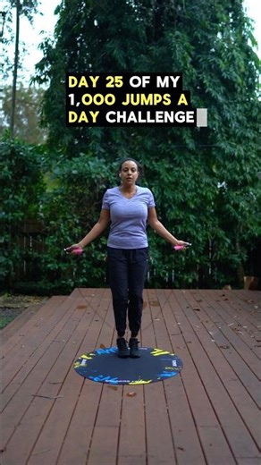 Day 25/30 1000 Jumps A Day Challenge. #jumprope #fitnessmotivation #30daychallenge