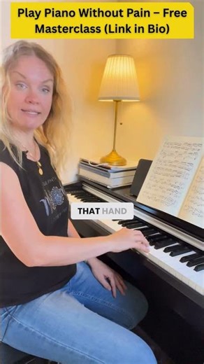 Perfect Piano Hand Shape Using Gravity Technique #piano