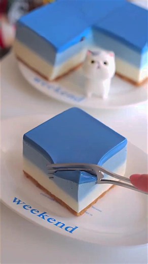 No-Bake Mousse Cake? 😱 Only 3 Ingredients! #CoconutMousse #EasyDessert #Shorts